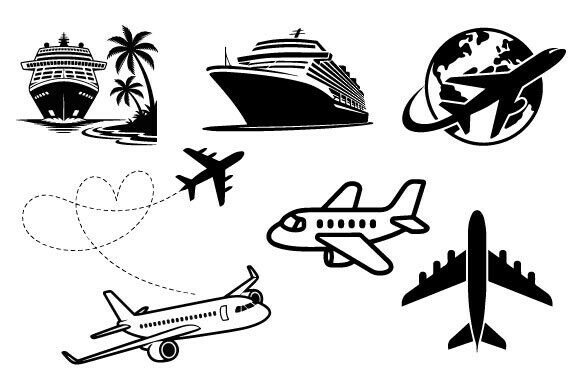 Download Travel Aeroplane Icon Illustration Ship - Premium Resources